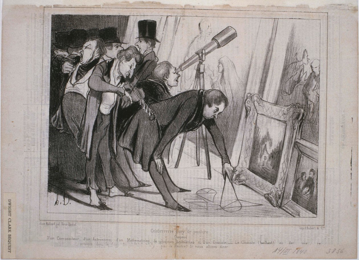 Júri de pinturas famosas de Honoré Daumier