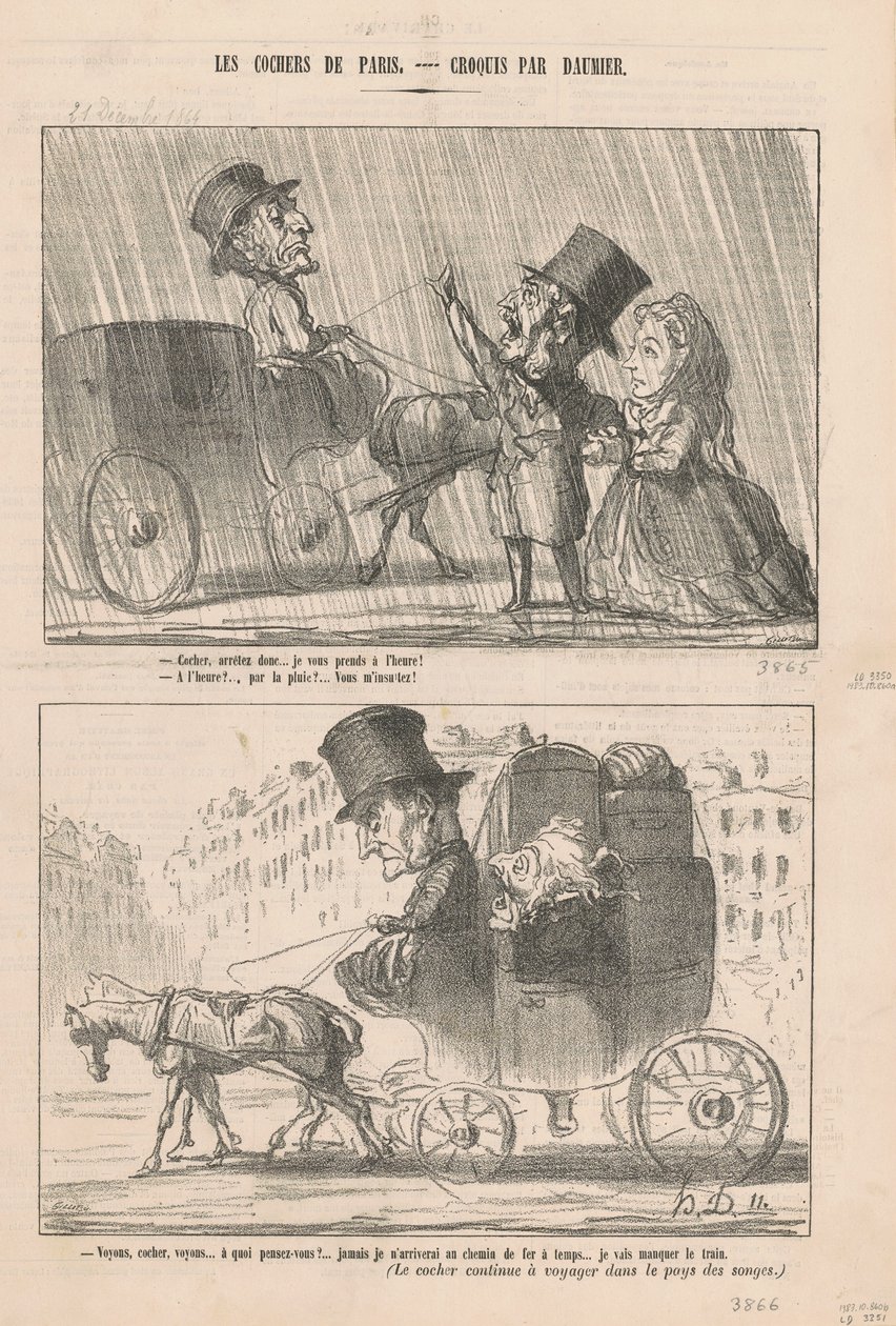 Tique, então pare de Honoré Daumier
