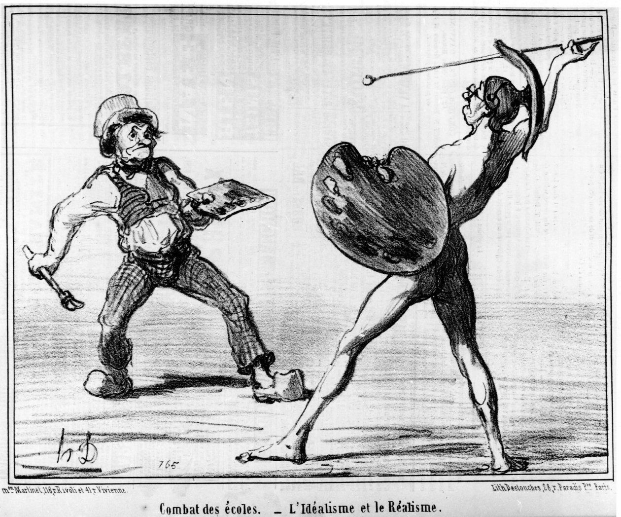 Combat des schools. l
