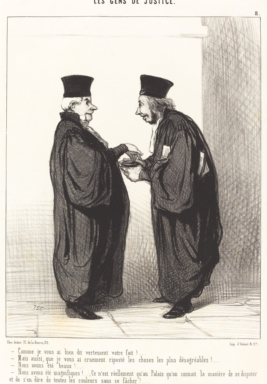 Como eu disse a você redondamente seu feito! de Honoré Daumier