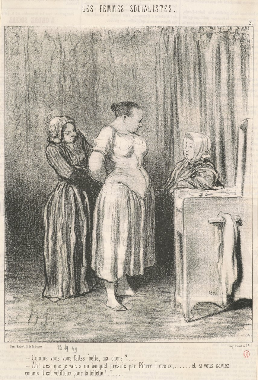 Quão linda você é, minha querida? ... de Honoré Daumier