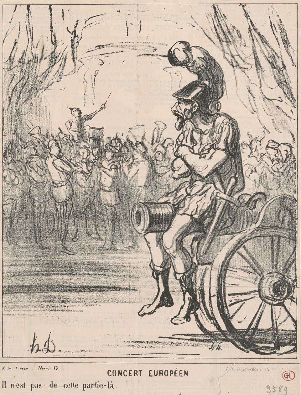 concerto europeu de Honoré Daumier