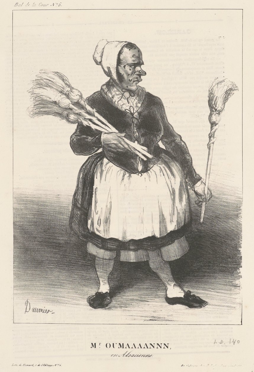 Coulman na Alsácia de Honoré Daumier