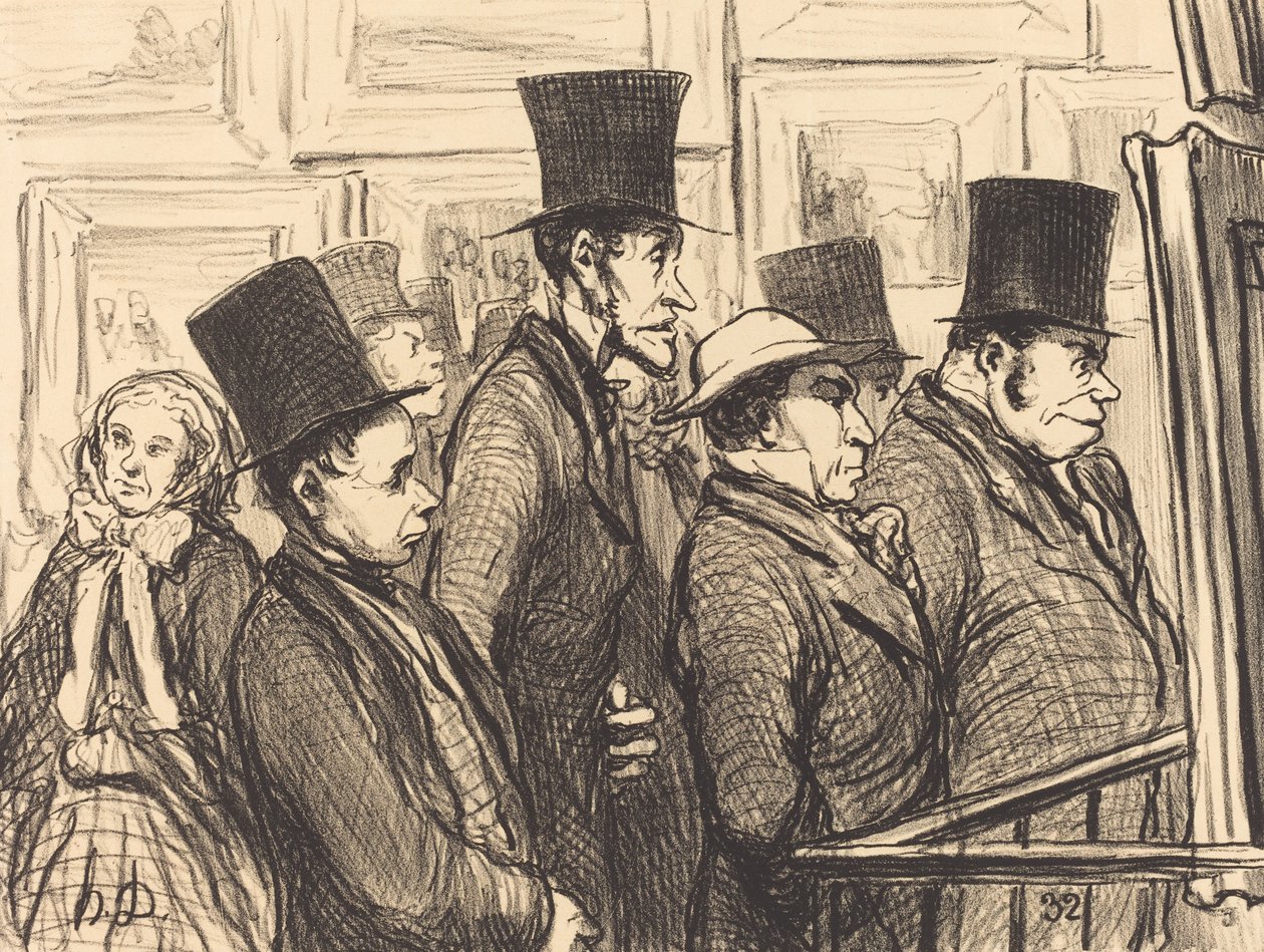 Cristi... aqui está um bife bem passado!... de Honoré Daumier