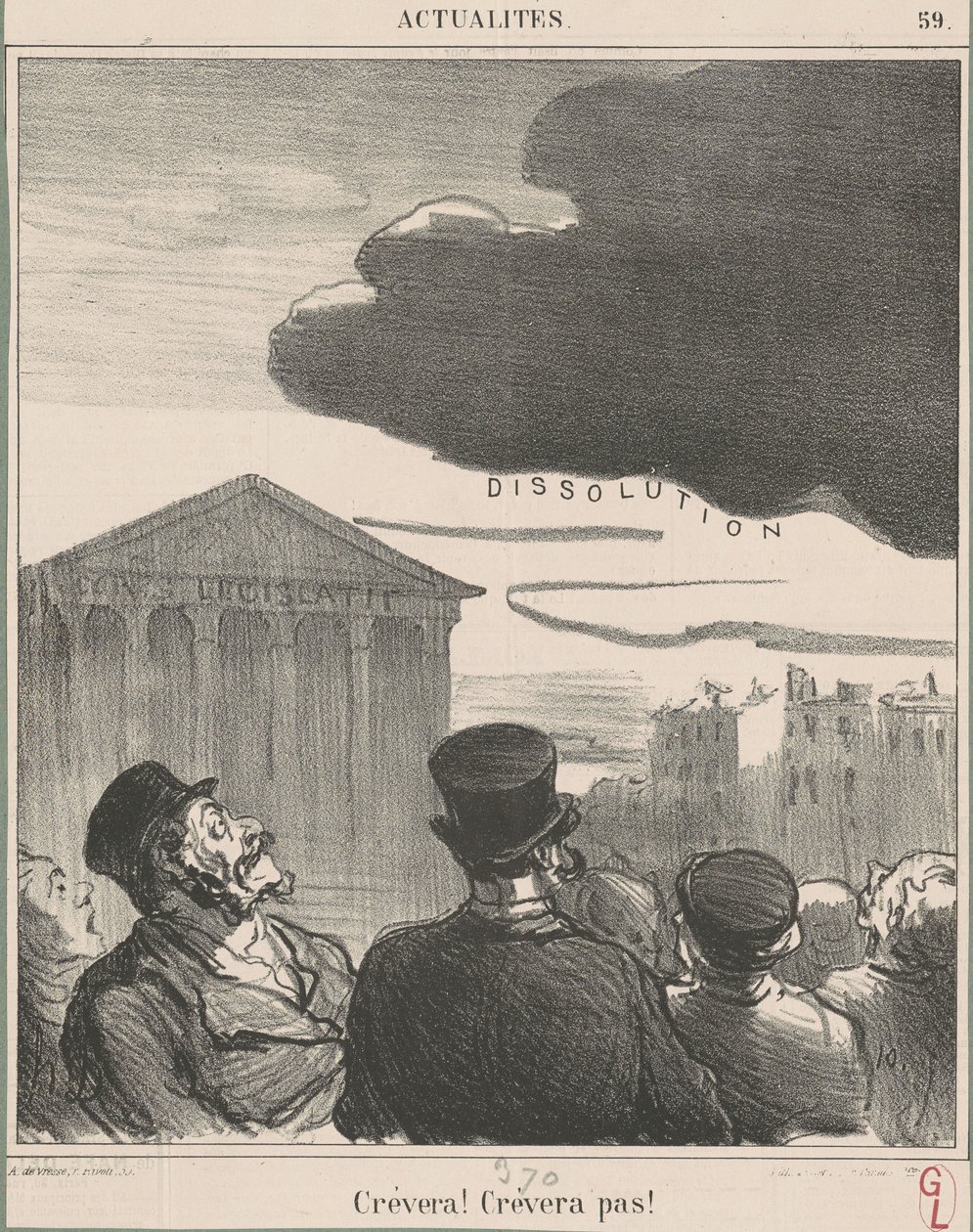 irá criar! Não vai criar! de Honoré Daumier