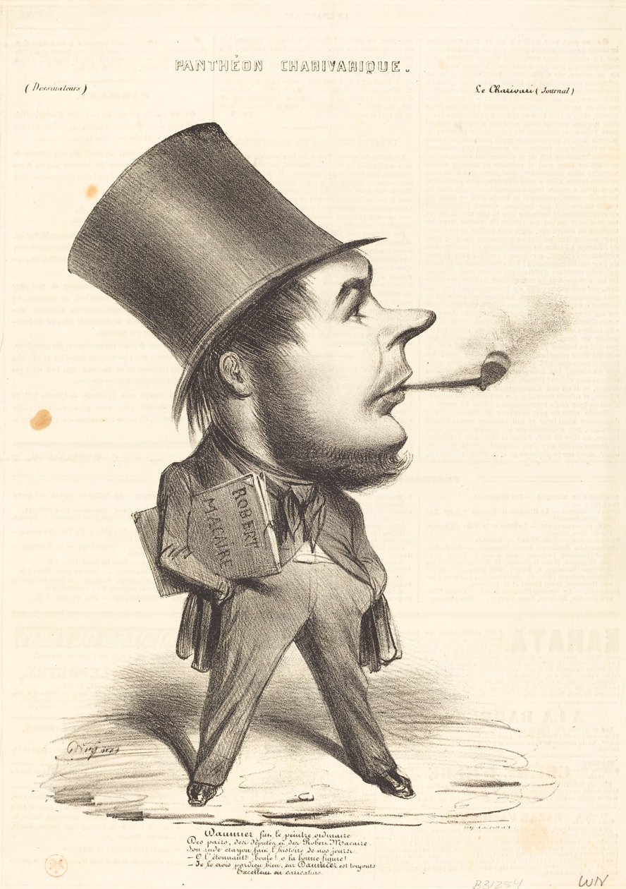 Daumier era o pintor comum... de Honoré Daumier