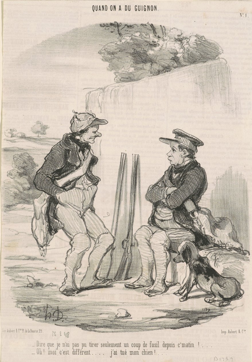 Para dizer que eu não poderia atirar ... de Honoré Daumier