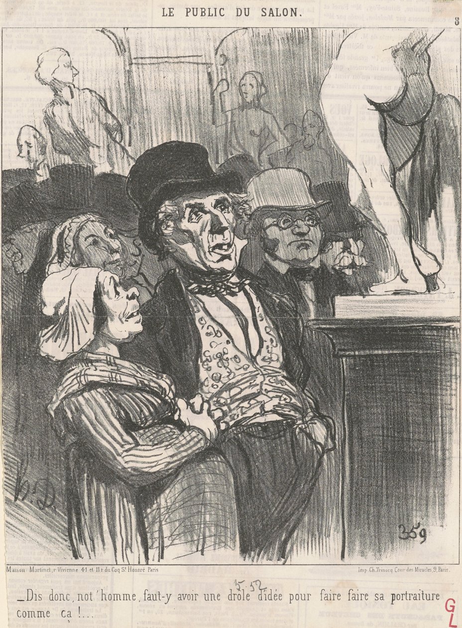 Diga, nosso homem, deve... de Honoré Daumier