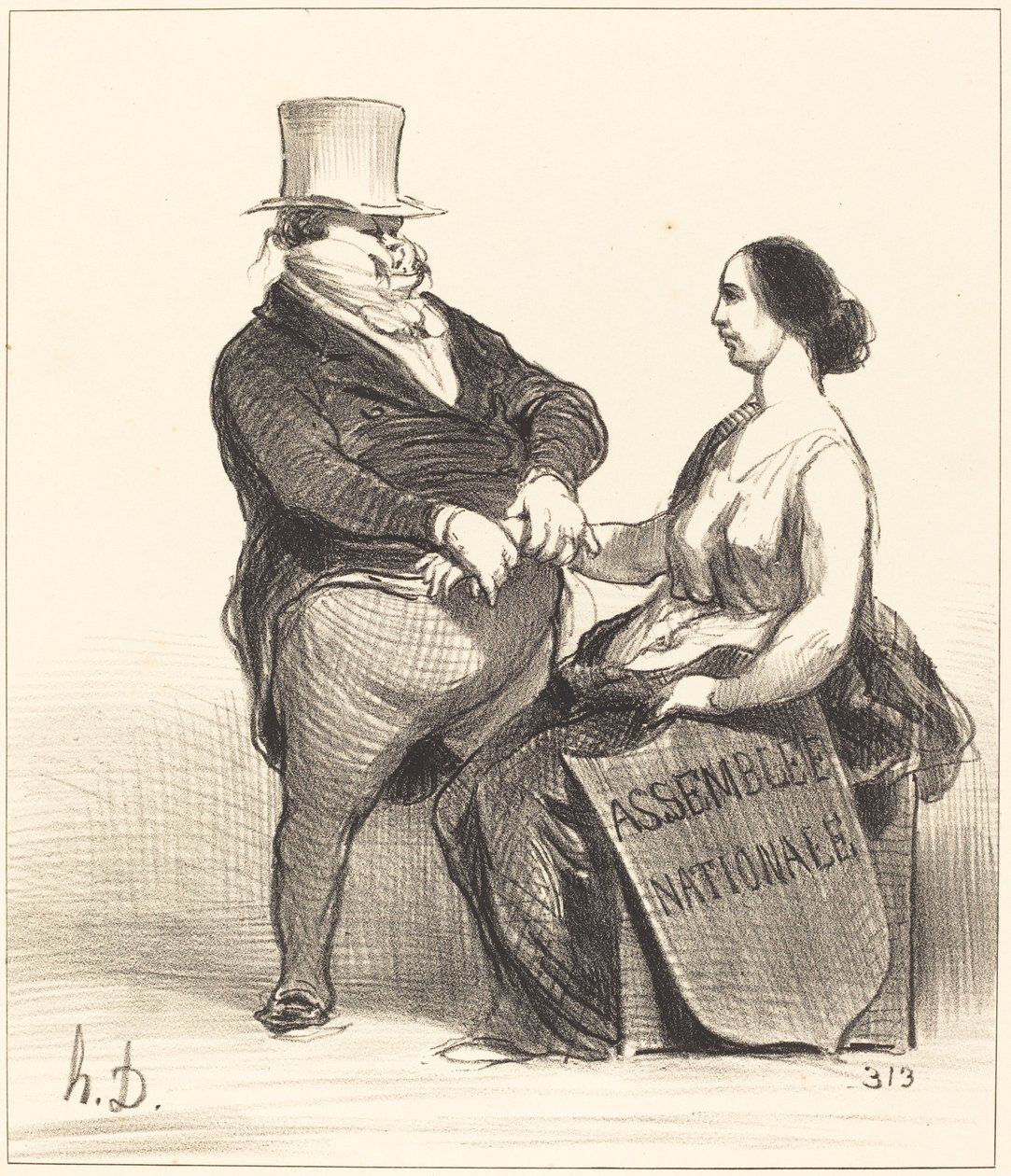 Docteur... je ne suis pas aussi malade... de Honoré Daumier
