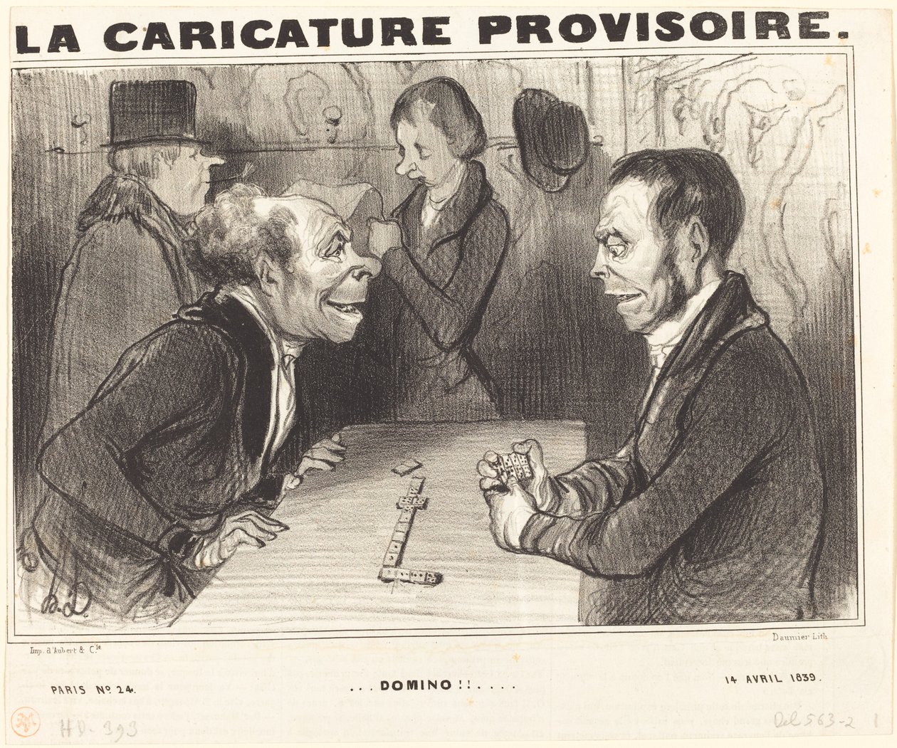Dominó!! de Honoré Daumier