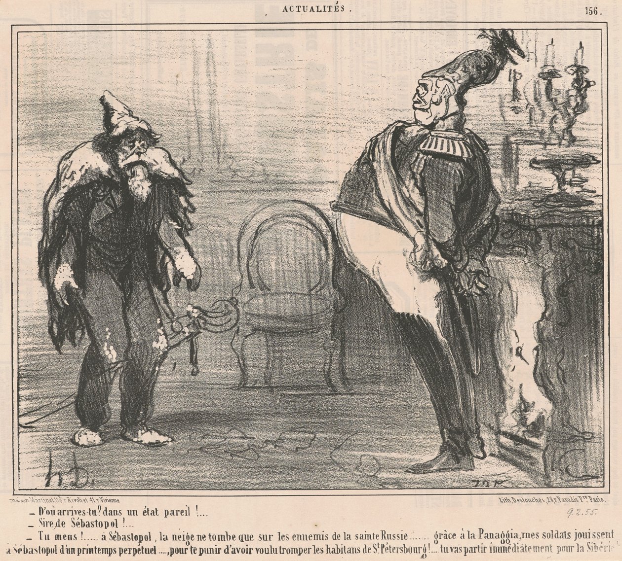 De onde você é? de Honoré Daumier