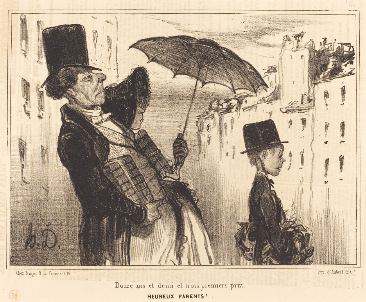 Doze anos e meio e três primeiros prémios de Honoré Daumier