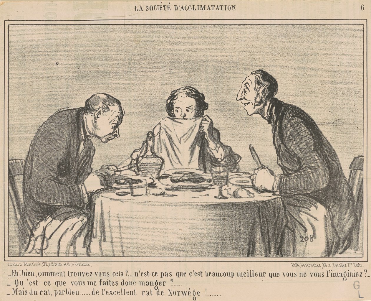 Ei! Bem, como você encontra isso? de Honoré Daumier