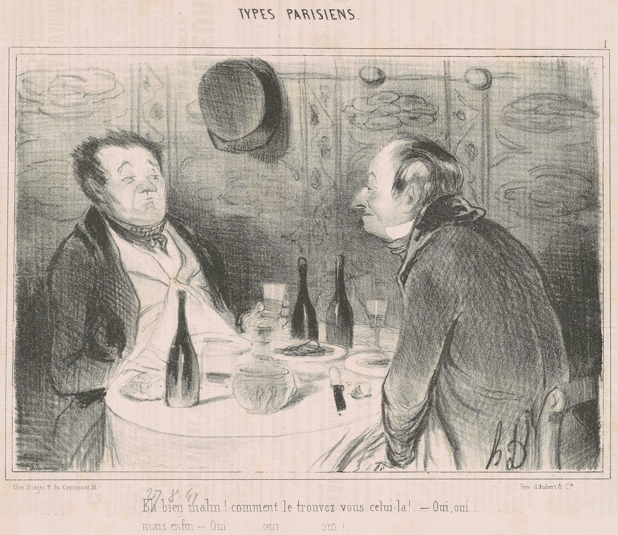 Bem Inteligente! como você encontra este! de Honoré Daumier