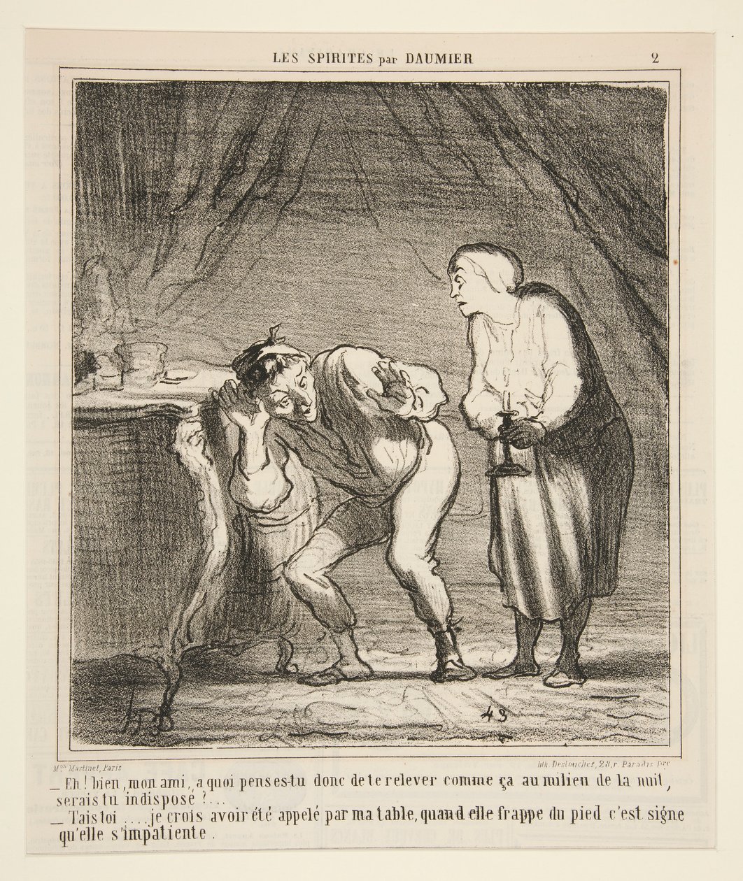 Bem, meu amigo, o que achas de te levantares dessa maneira de Honoré Daumier