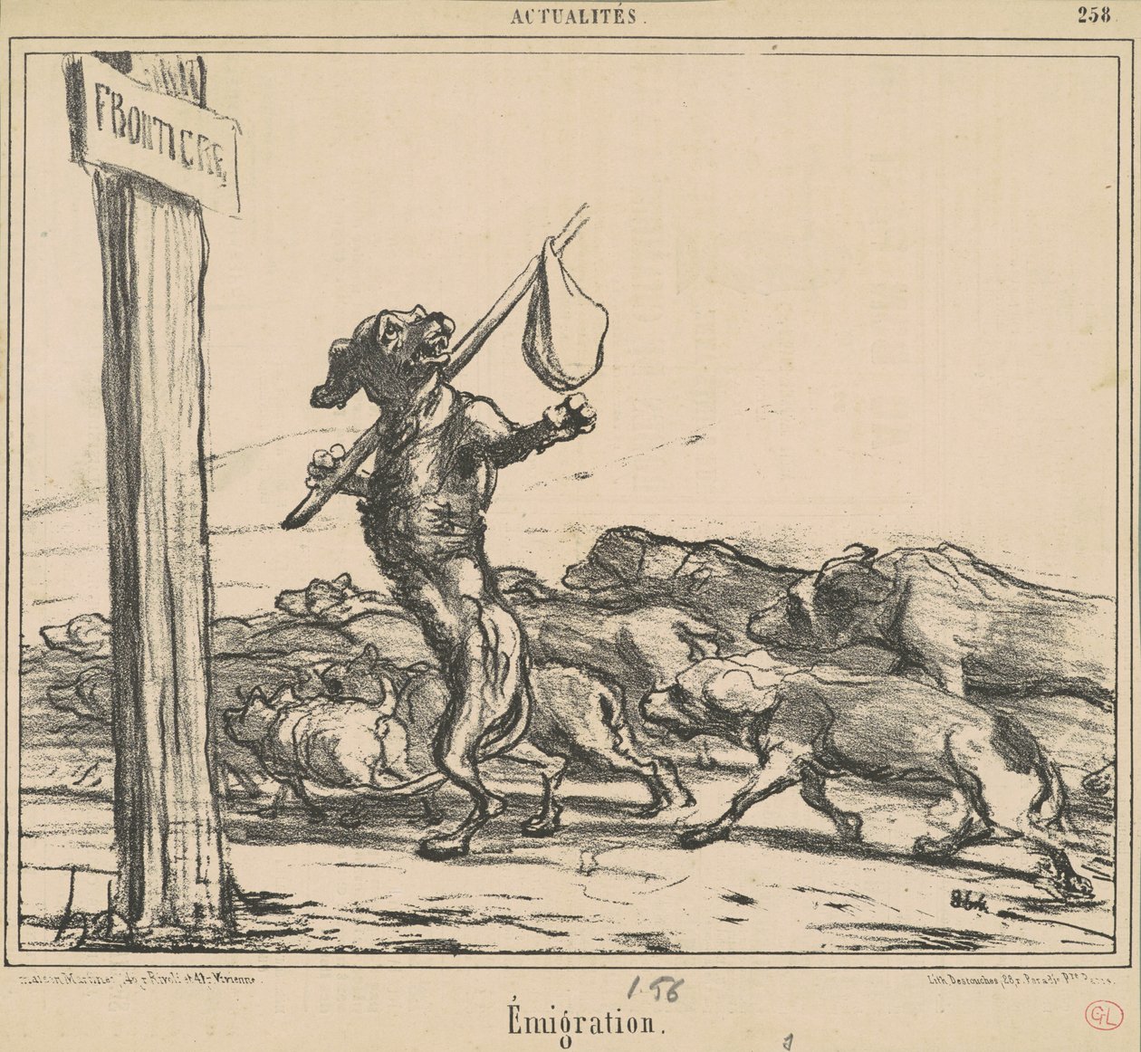 Emigração de Honoré Daumier