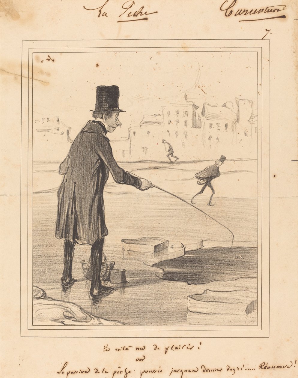 Aqui está um divertido! de Honoré Daumier