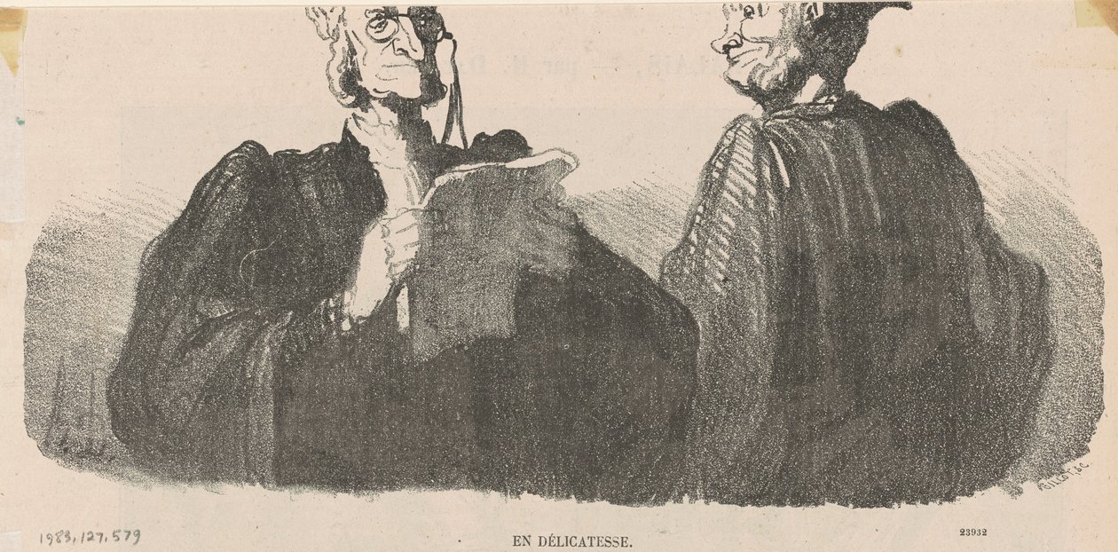 Na delicadeza de Honoré Daumier