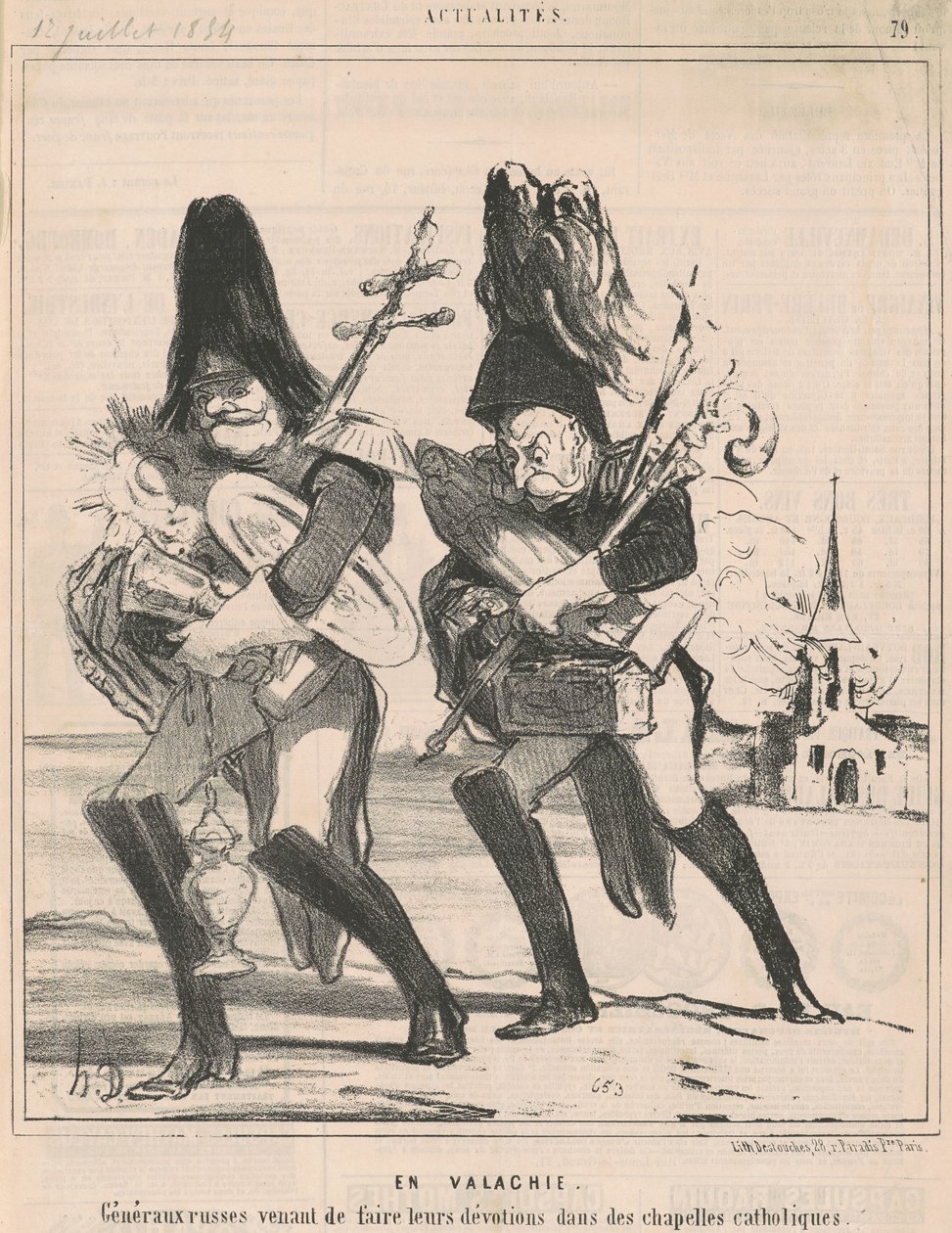 Na Valáquia de Honoré Daumier