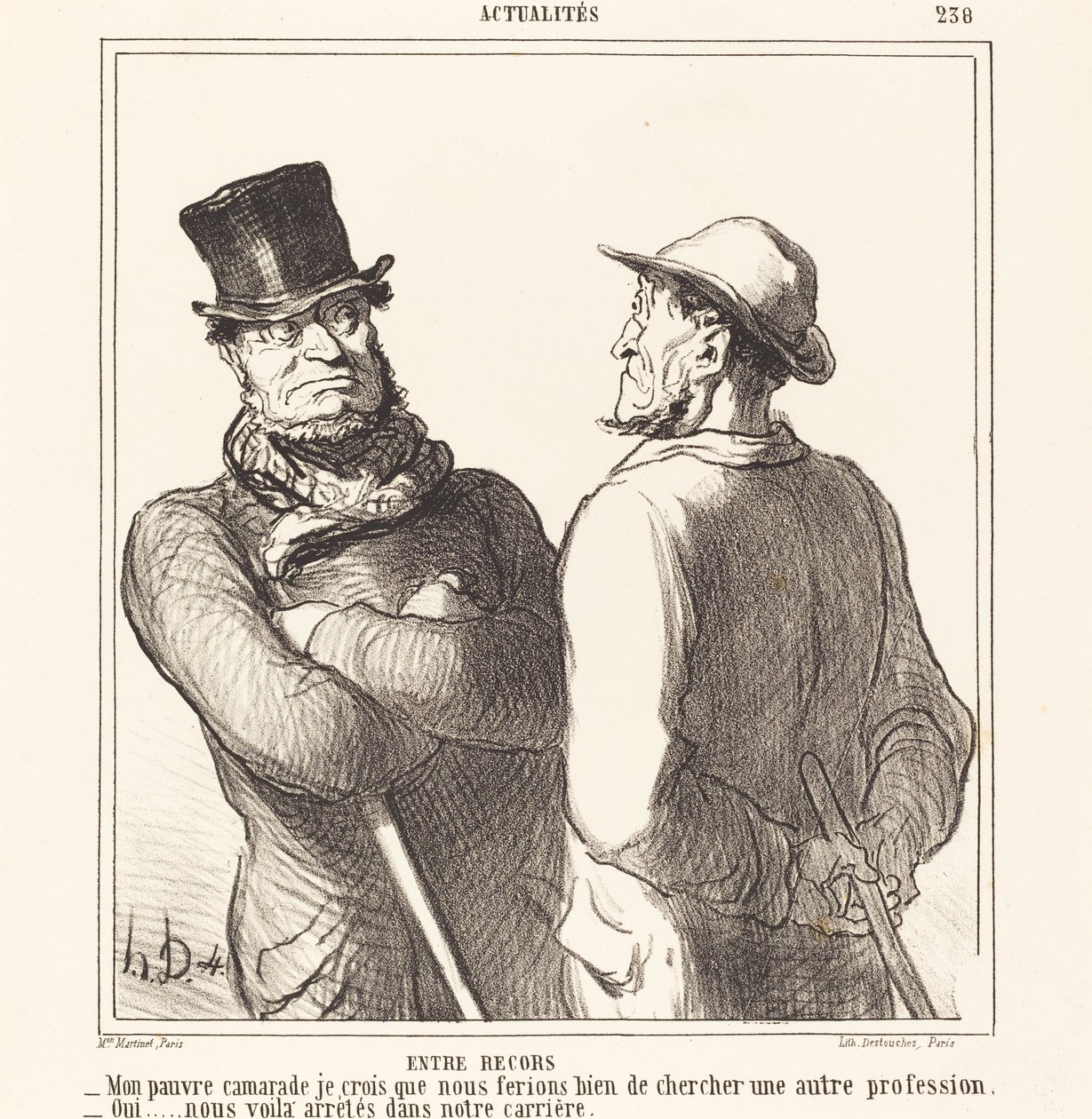 Entre memórias de Honoré Daumier