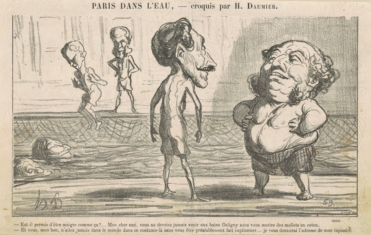 É permitido ser magra assim! ... de Honoré Daumier