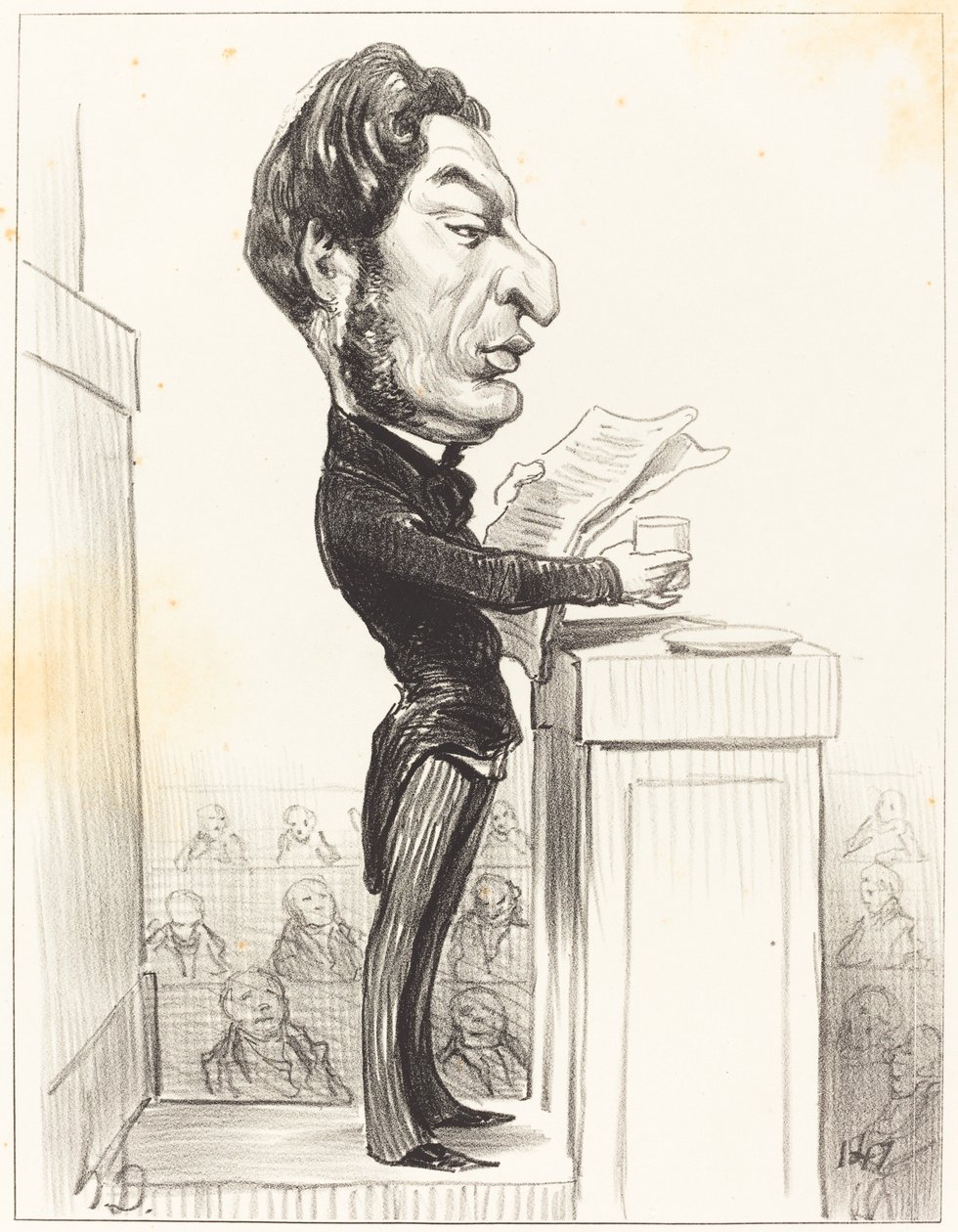 Eugene Rouher de Honoré Daumier