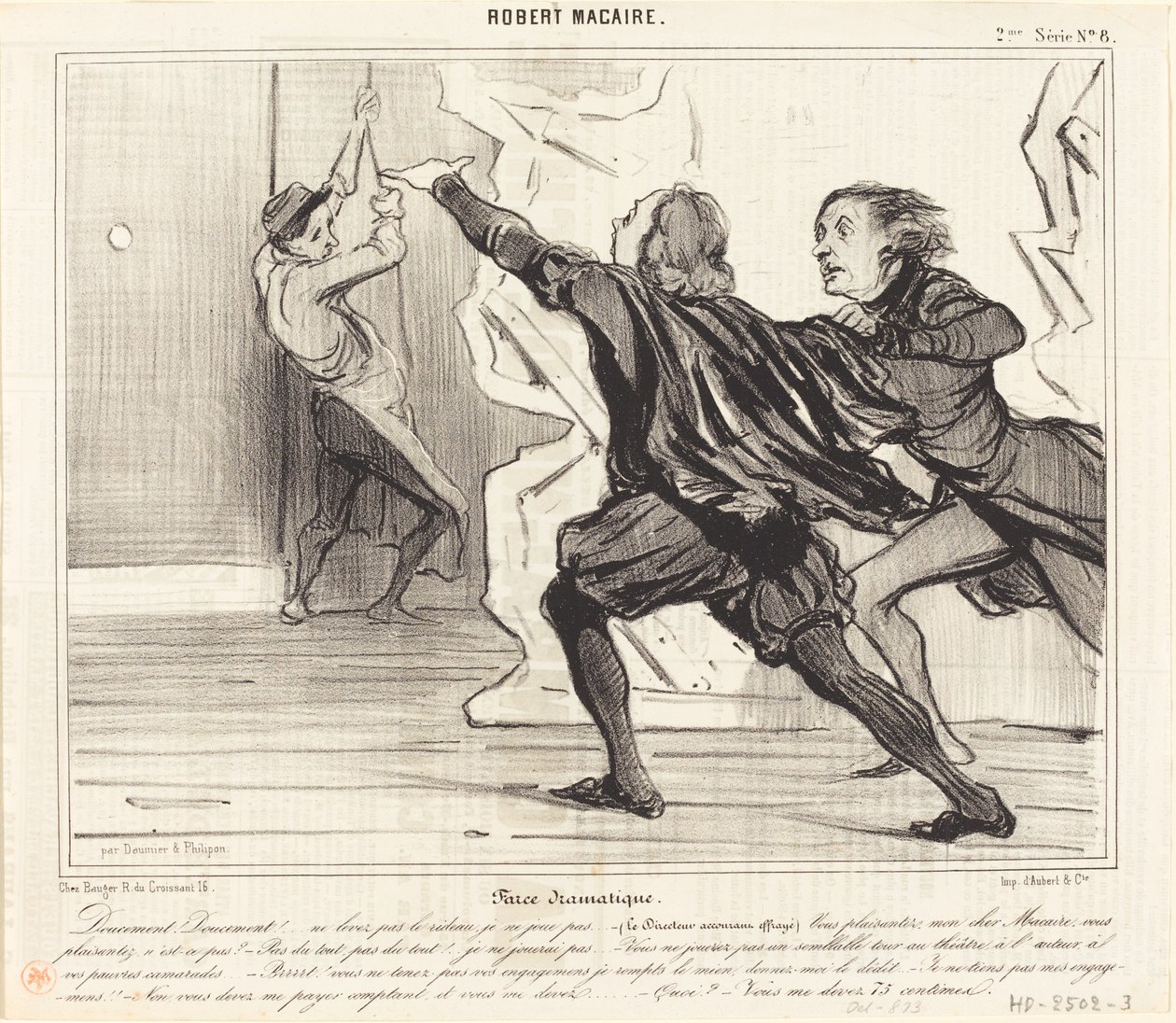 Farsa dramática de Honoré Daumier