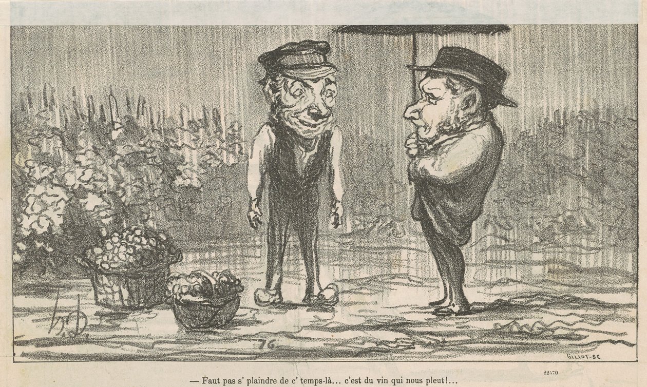 Não reclame desse clima... de Honoré Daumier
