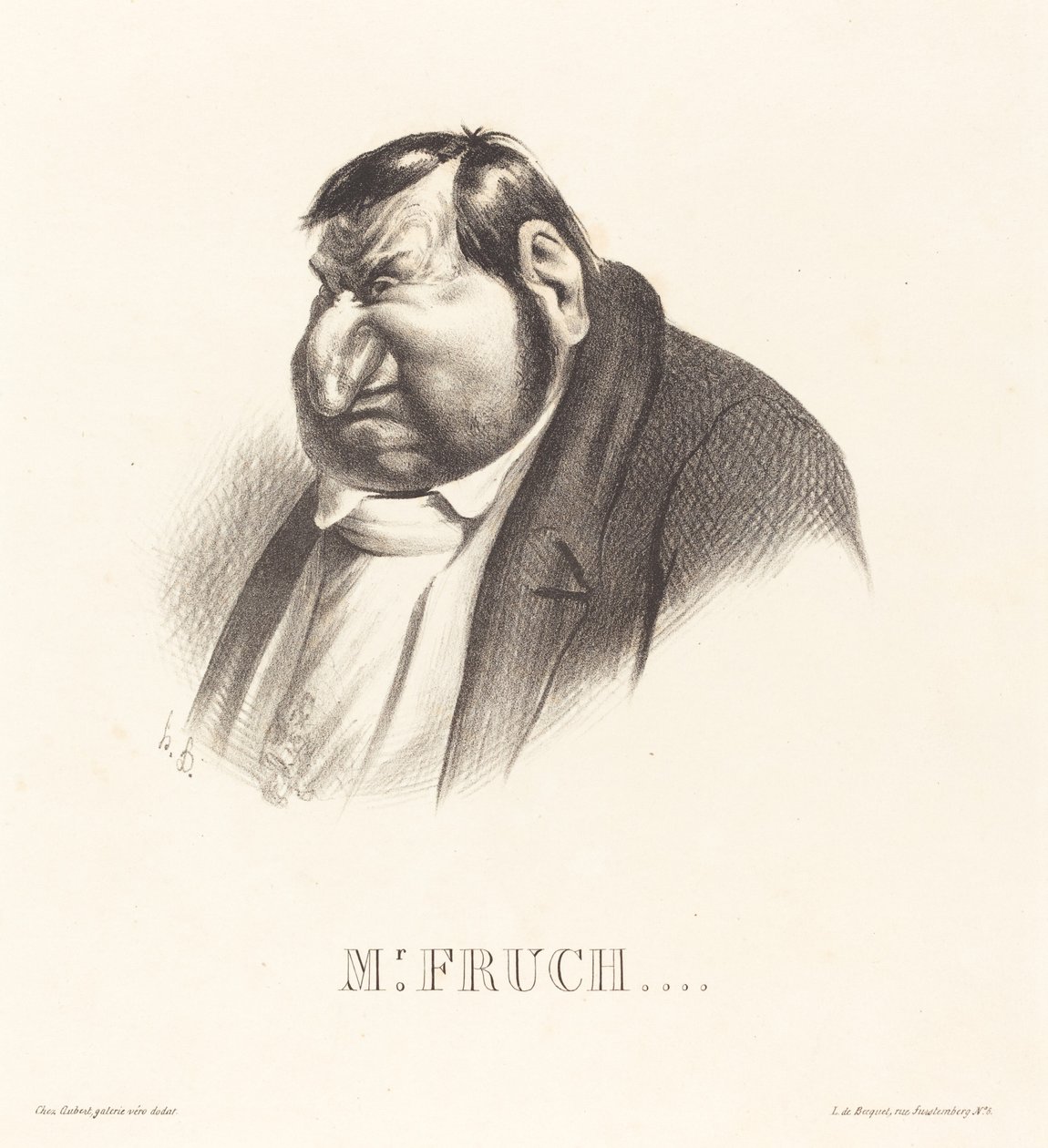 Fruchard, e busto de Honoré Daumier