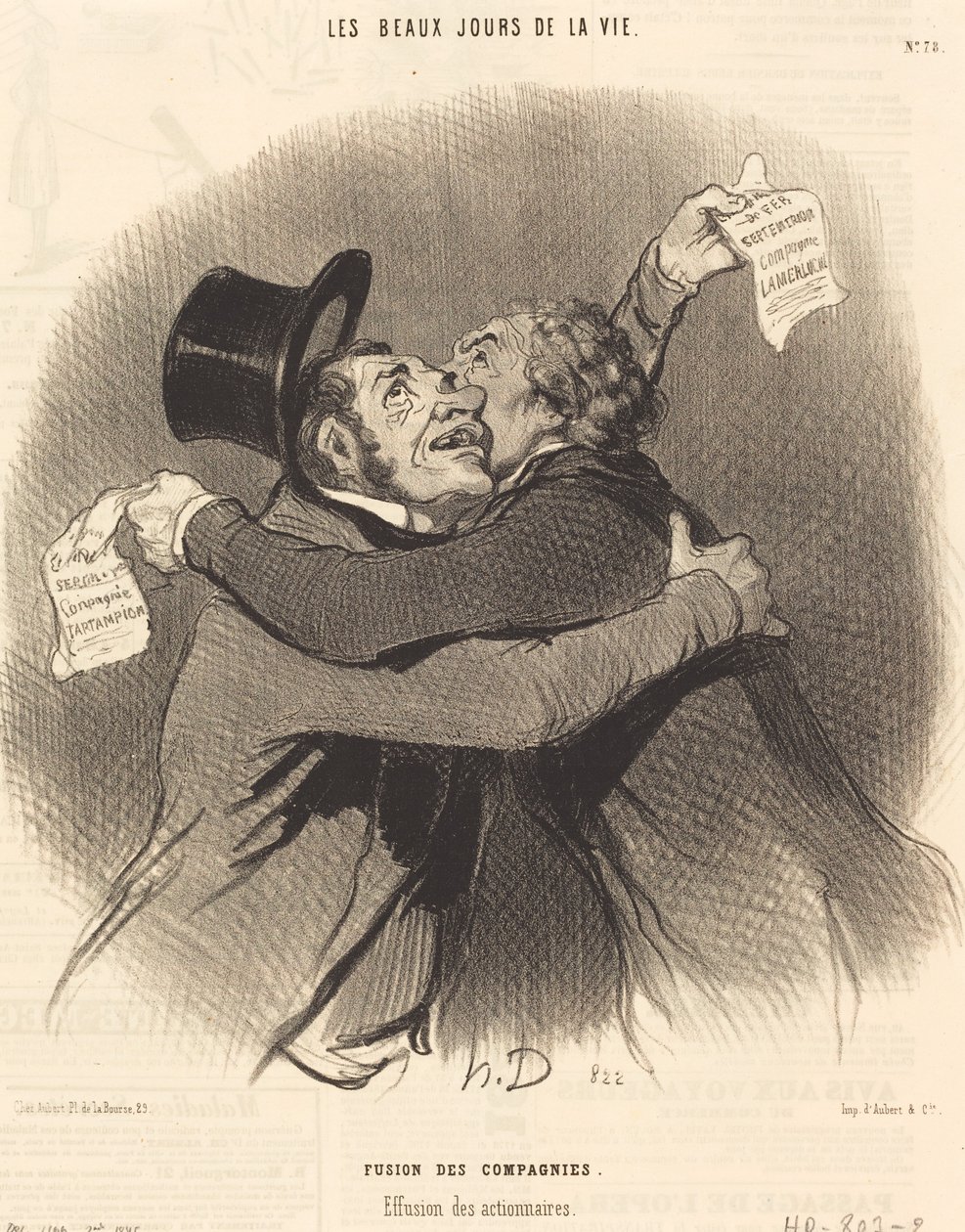 Fusão de empresas de Honoré Daumier