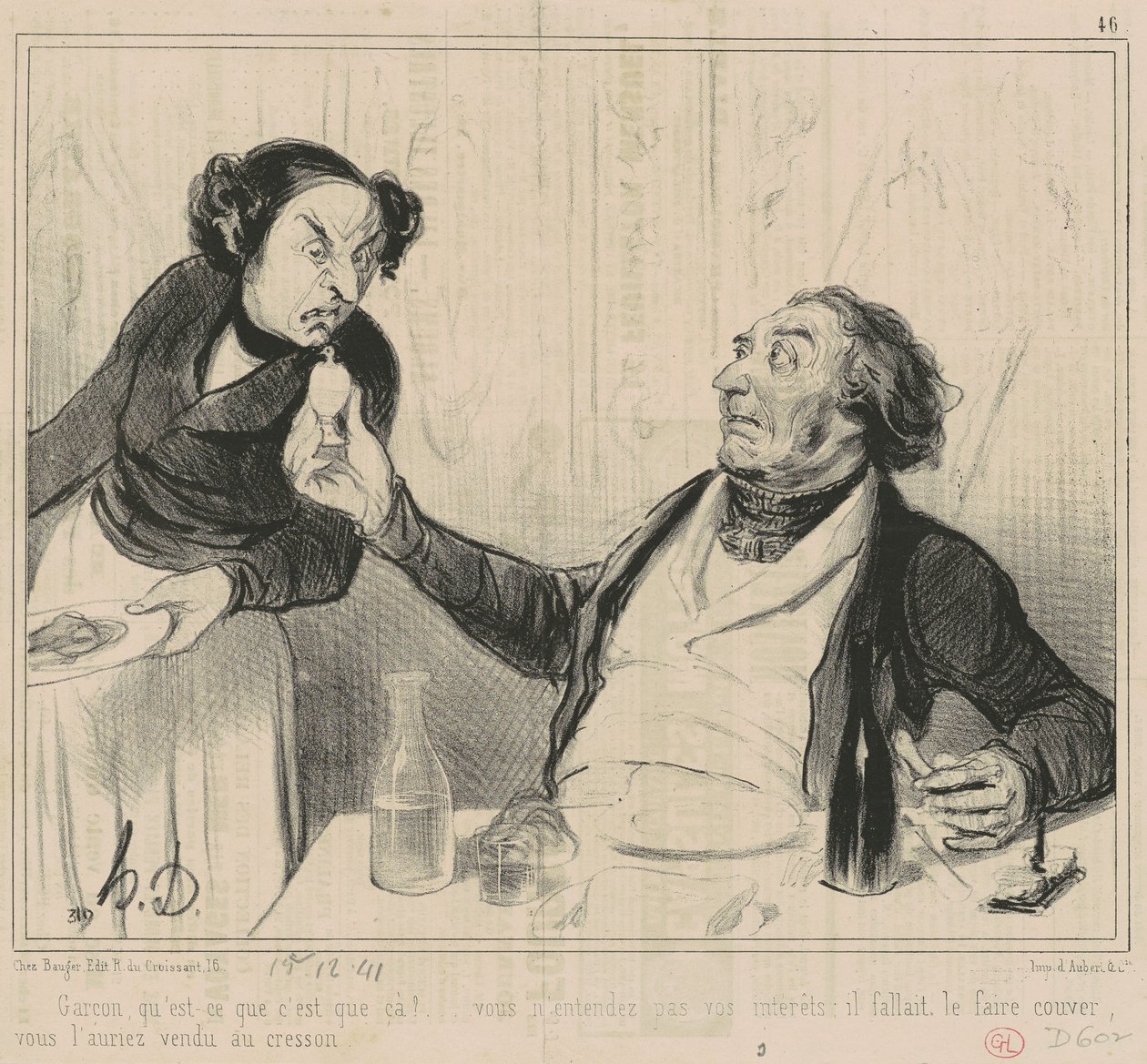 Rapaz, o que é isso?... de Honoré Daumier