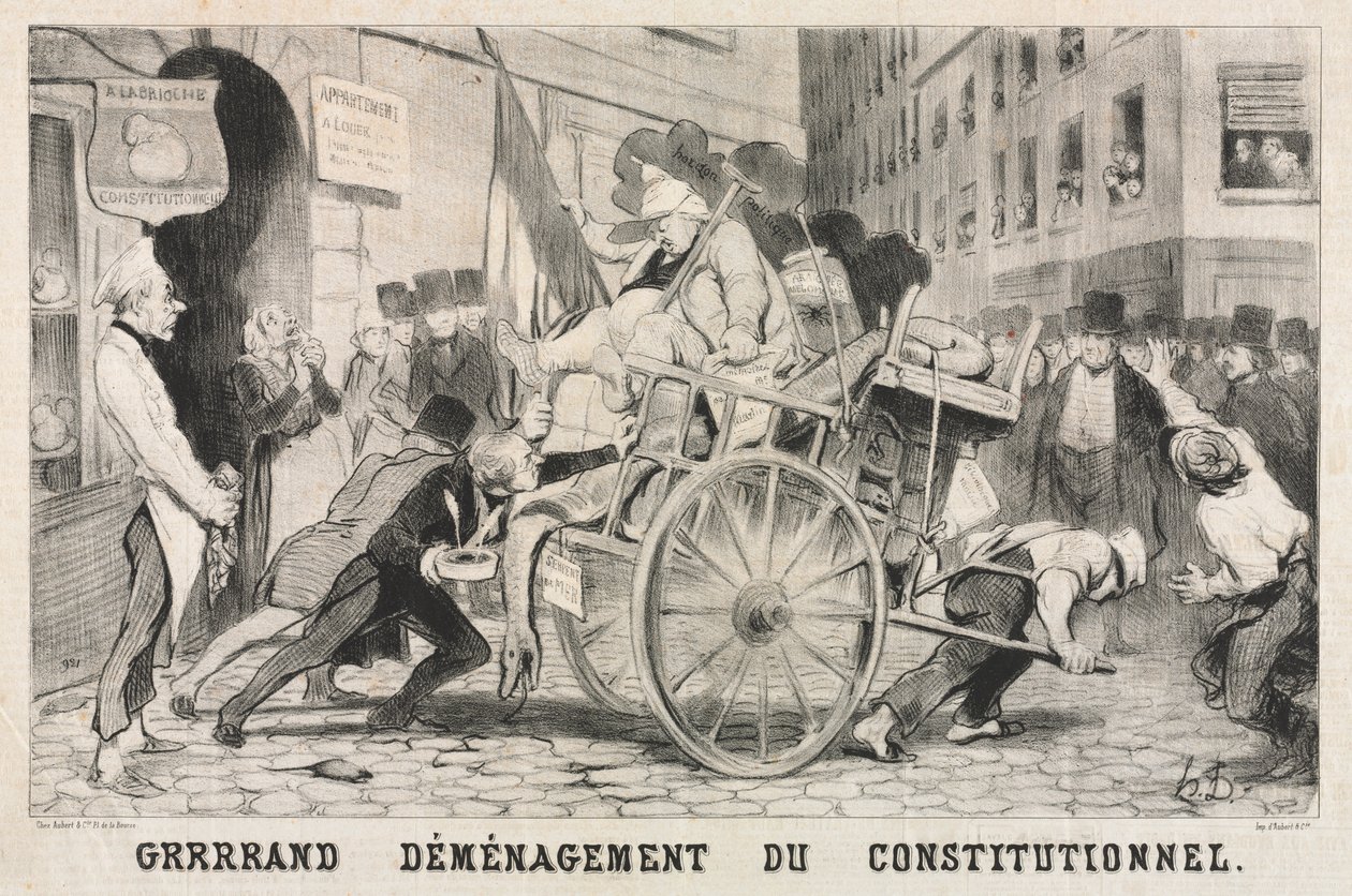 Grande Remoção do Estabelecimento Constitucional de Honoré Daumier