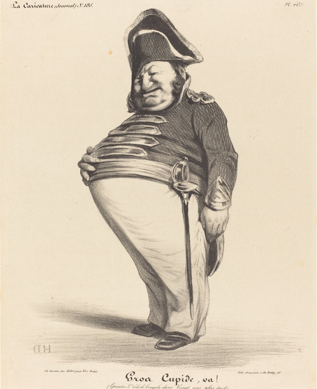 Grande Cupido, vá! de Honoré Daumier