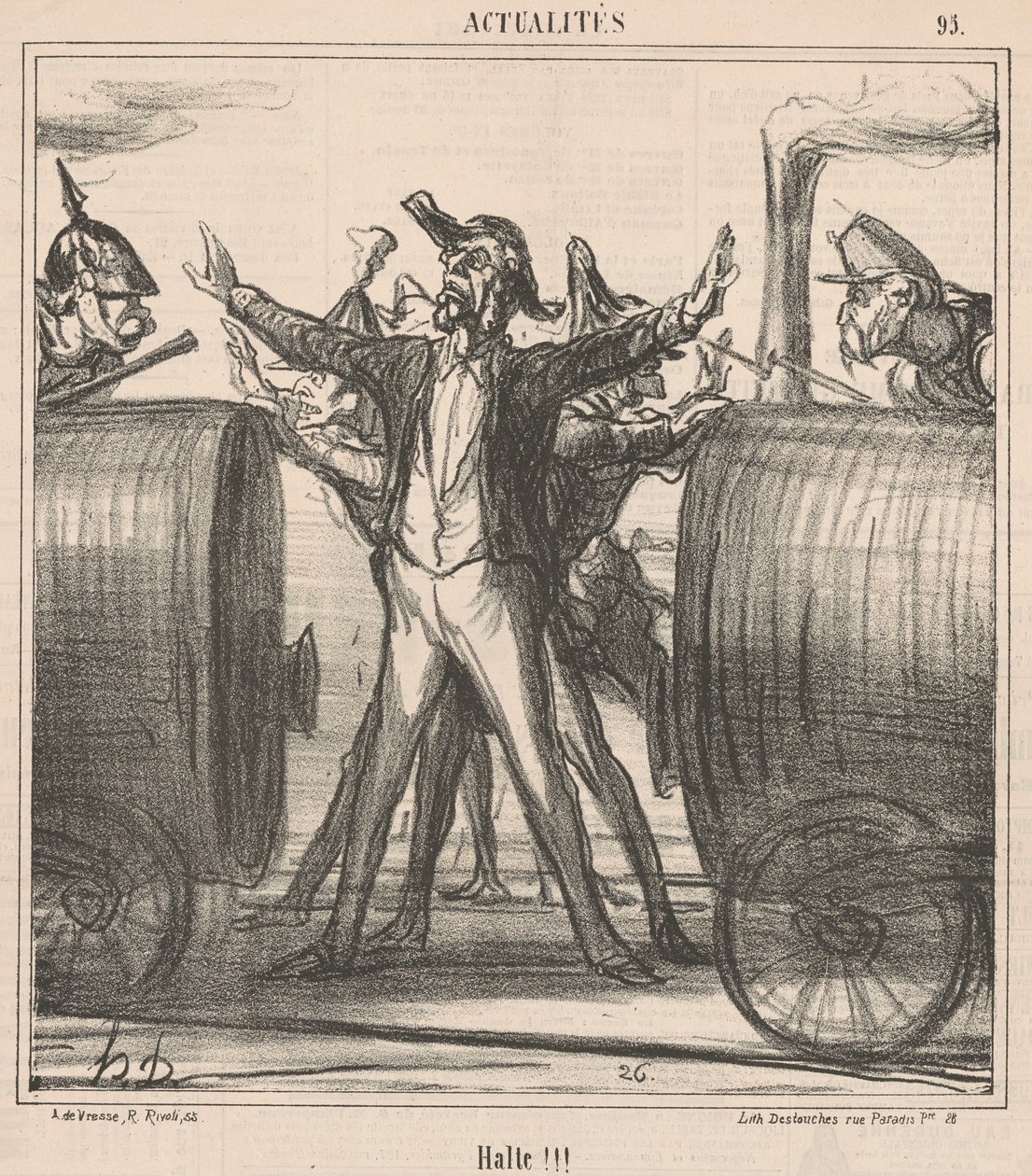 Pare!!! de Honoré Daumier