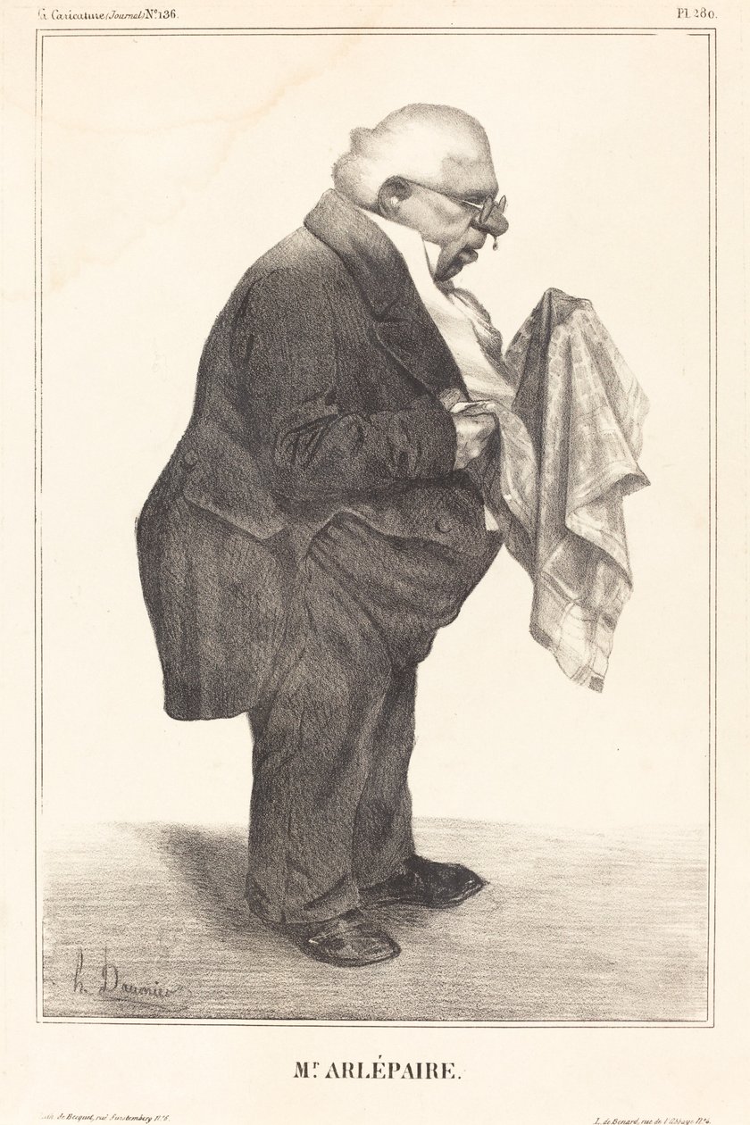 pai atormentado de Honoré Daumier