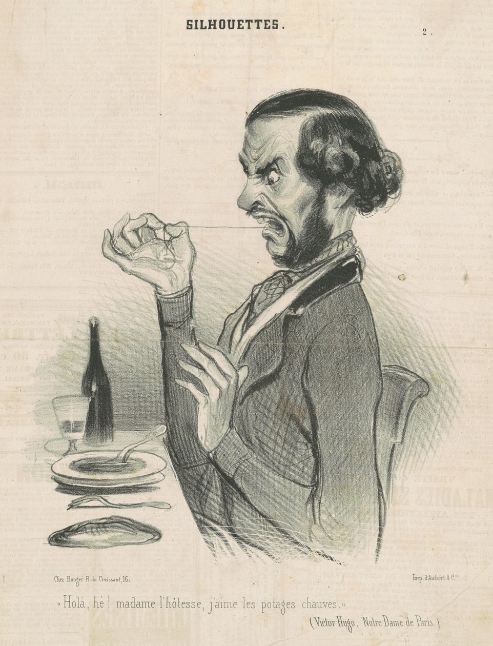 Olá, ei! Senhora anfitriã de Honoré Daumier