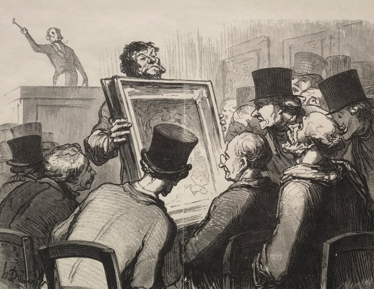 Hotel Bouillon: Entusiastas de imagens. de Honoré Daumier
