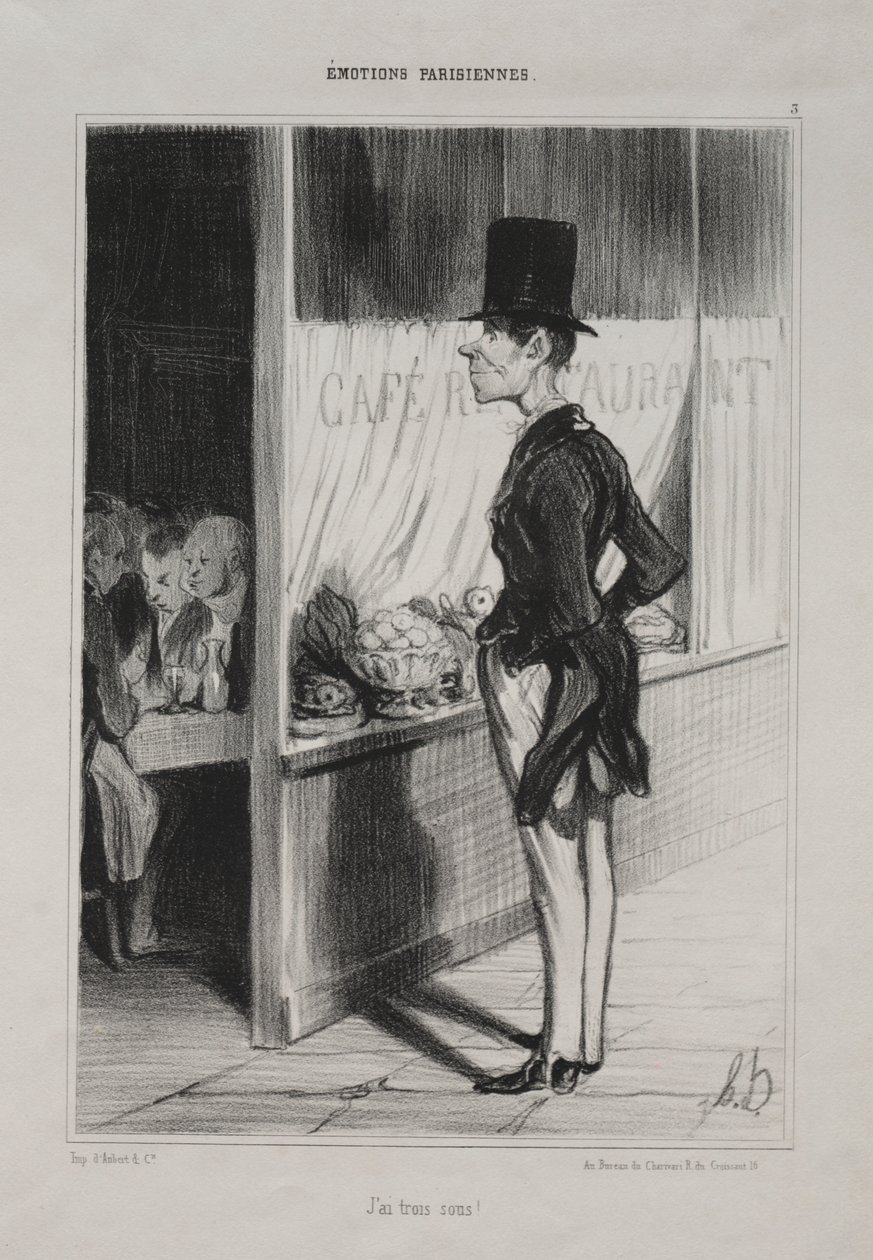 Eu Tenho Três Sous! de Honoré Daumier