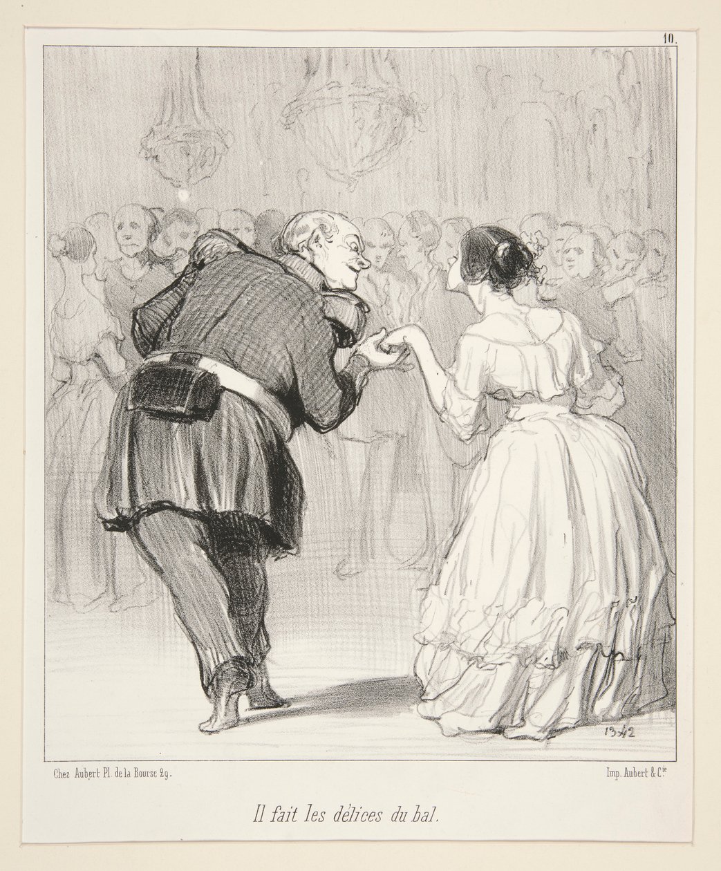 É uma iguaria de salão de baile, de Les Banqueteurs de Honoré Daumier