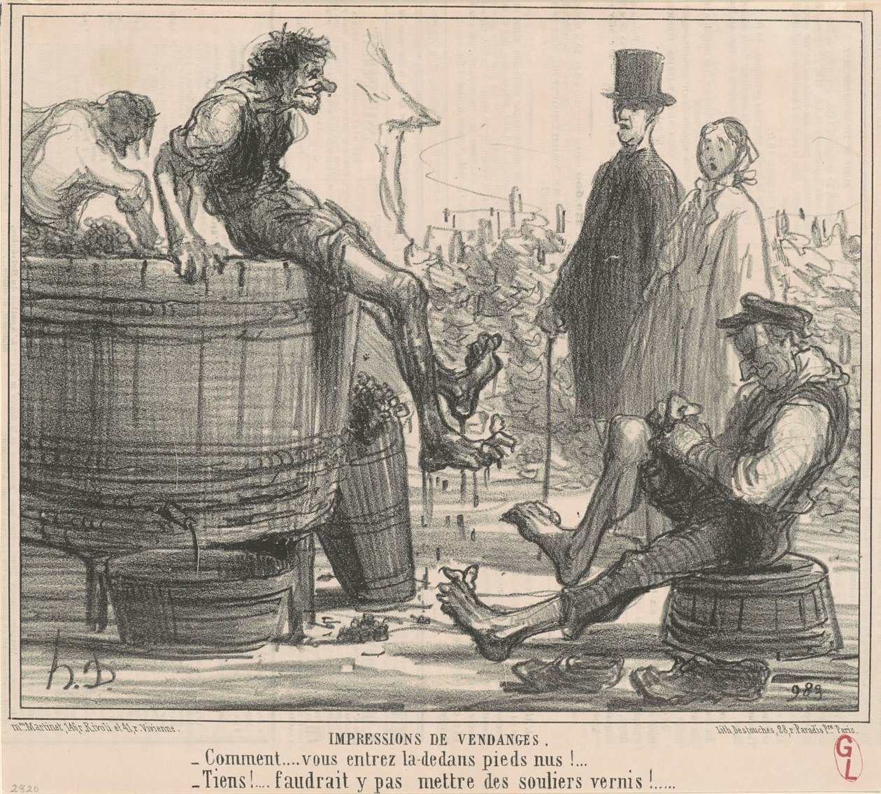 Colha impressões de Honoré Daumier