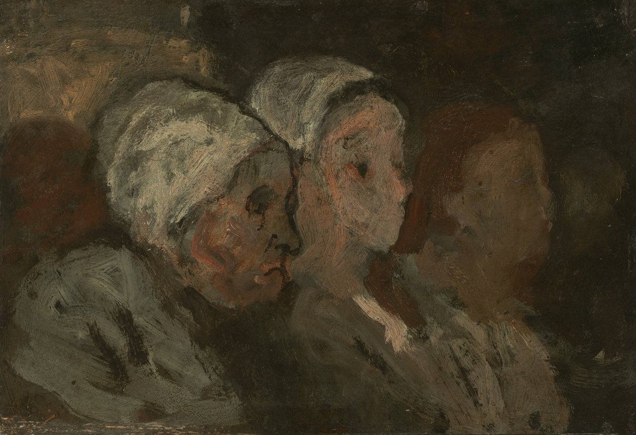 Na Igreja de Honoré Daumier