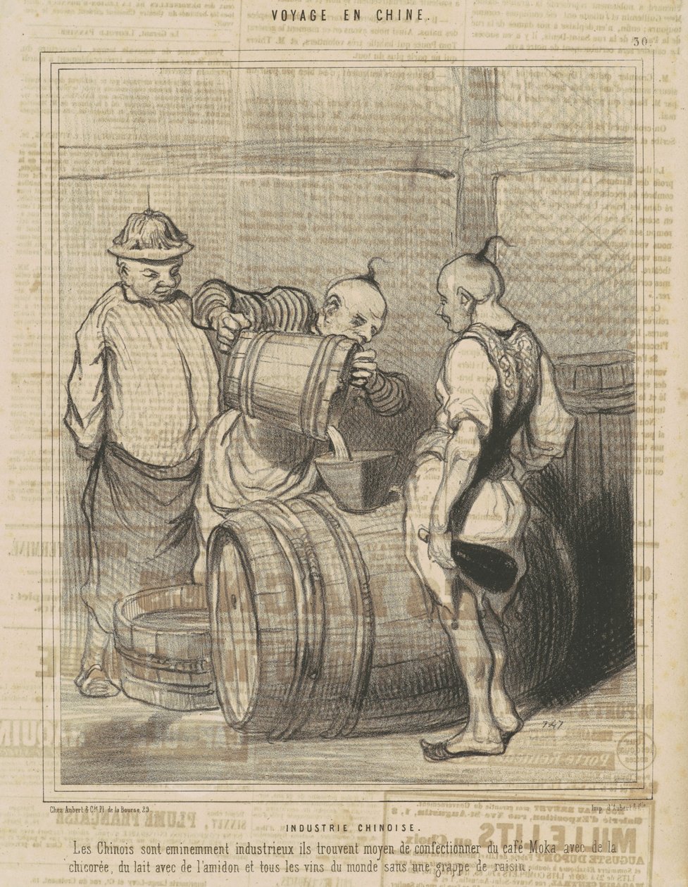 indústria chinesa de Honoré Daumier