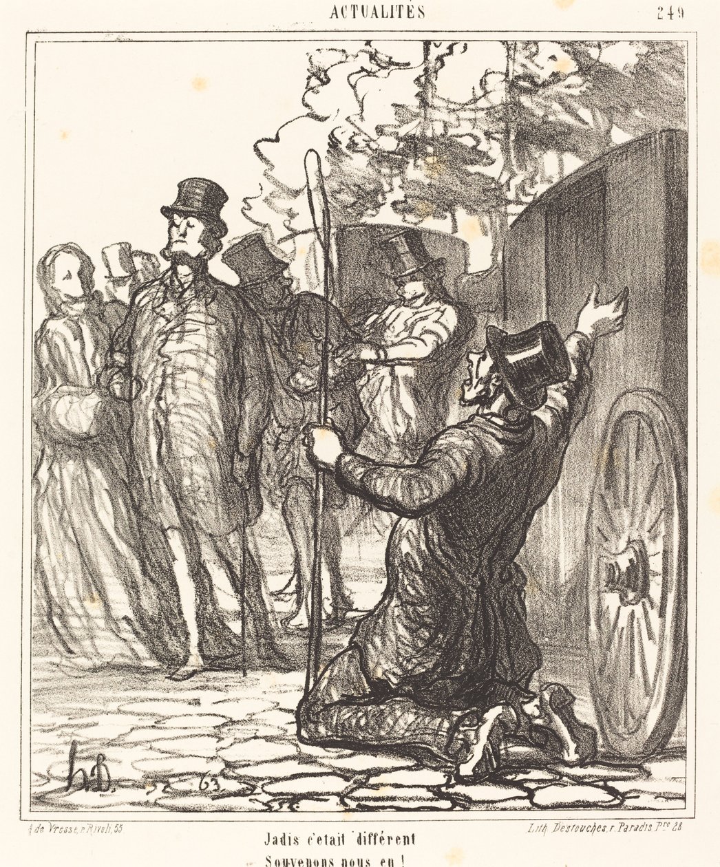 Costumava ser diferente de Honoré Daumier