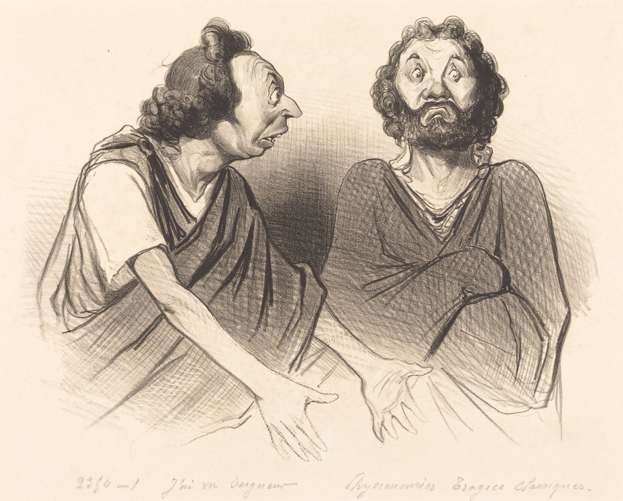 Eu vi Senhor... seu filho infeliz... de Honoré Daumier
