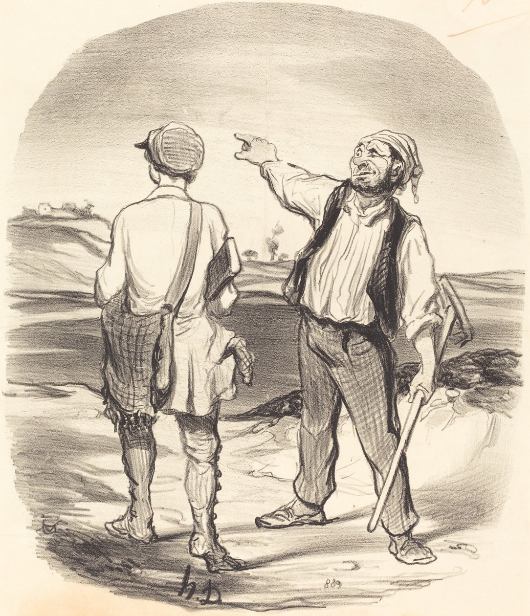 Eu vi uma lebre... oito dias atrás! de Honoré Daumier