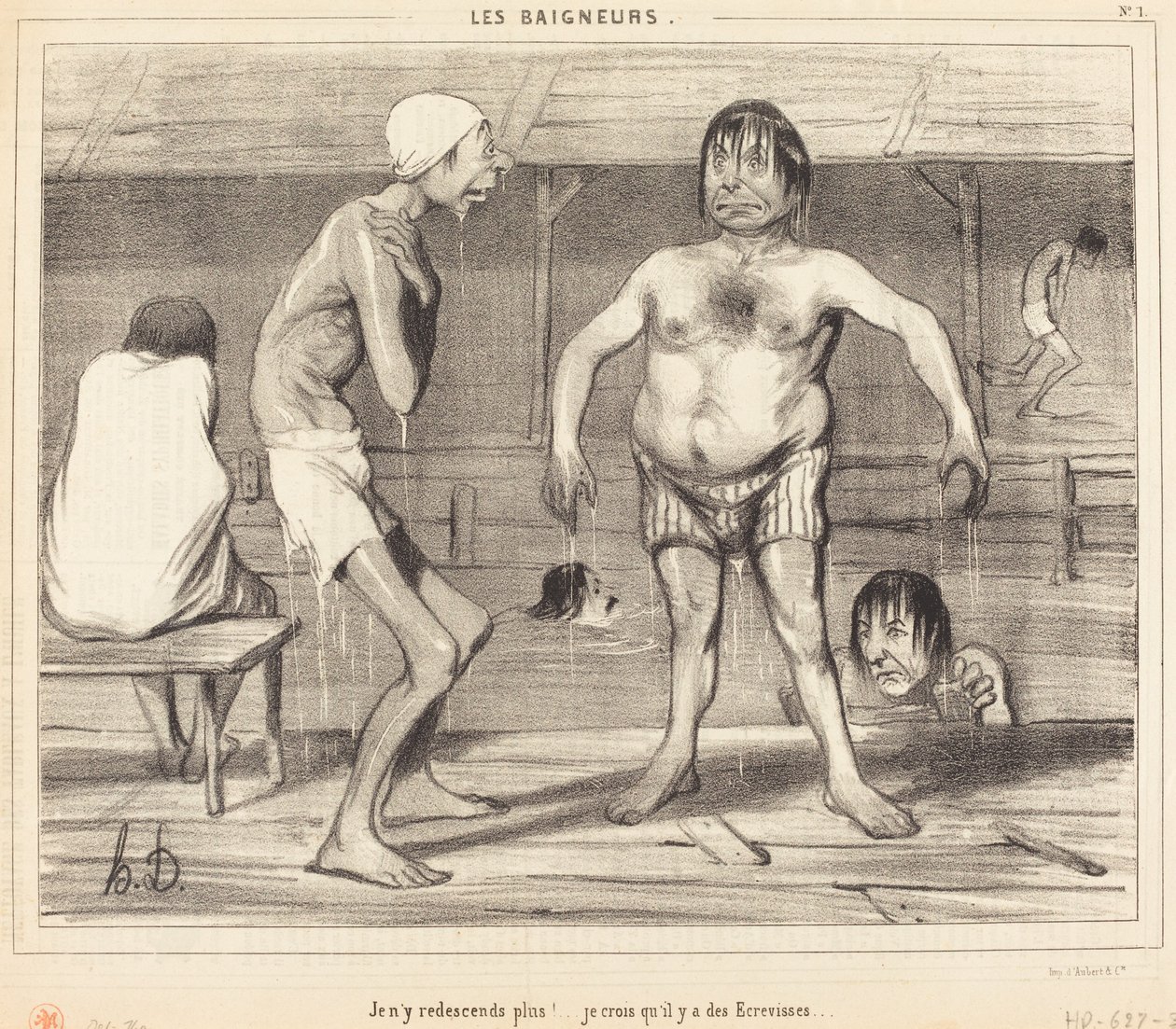 Eu não vou voltar lá de novo!... eu acho... de Honoré Daumier