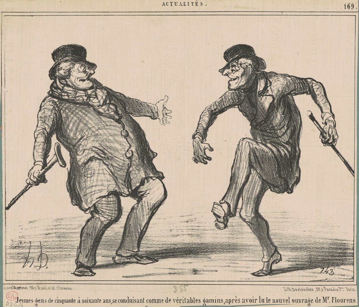 Jovens de cinquenta a sessenta anos... de Honoré Daumier