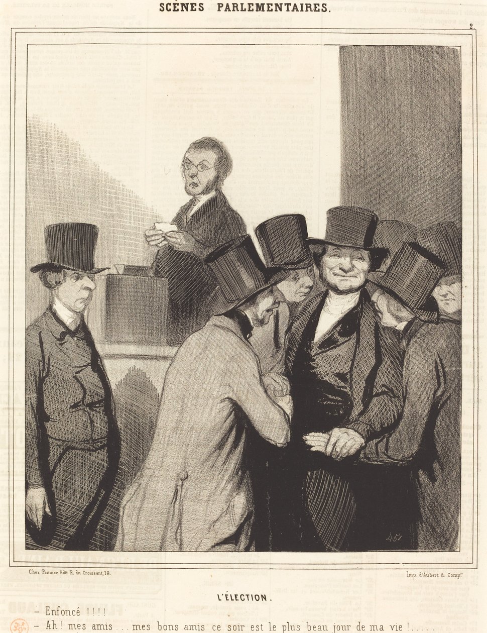 A eleição de Honoré Daumier