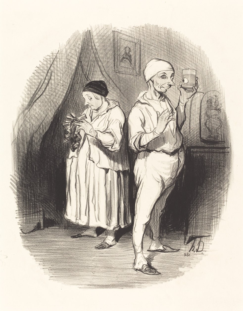 O olho do mestre de Honoré Daumier