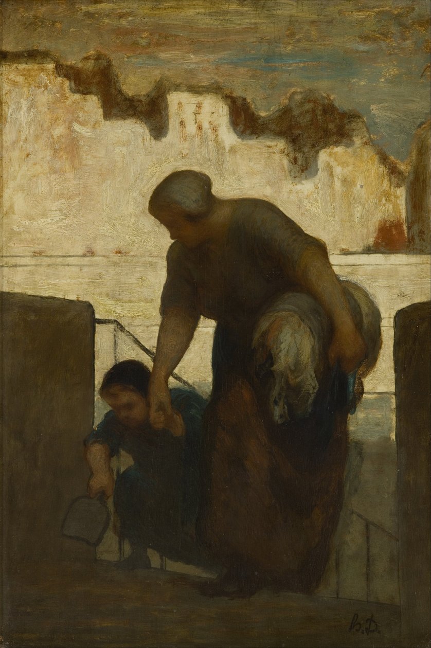 A Lavadeira de Honoré Daumier